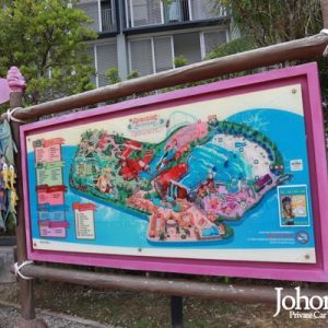 Desaru Adventure Water Park Signboard Map